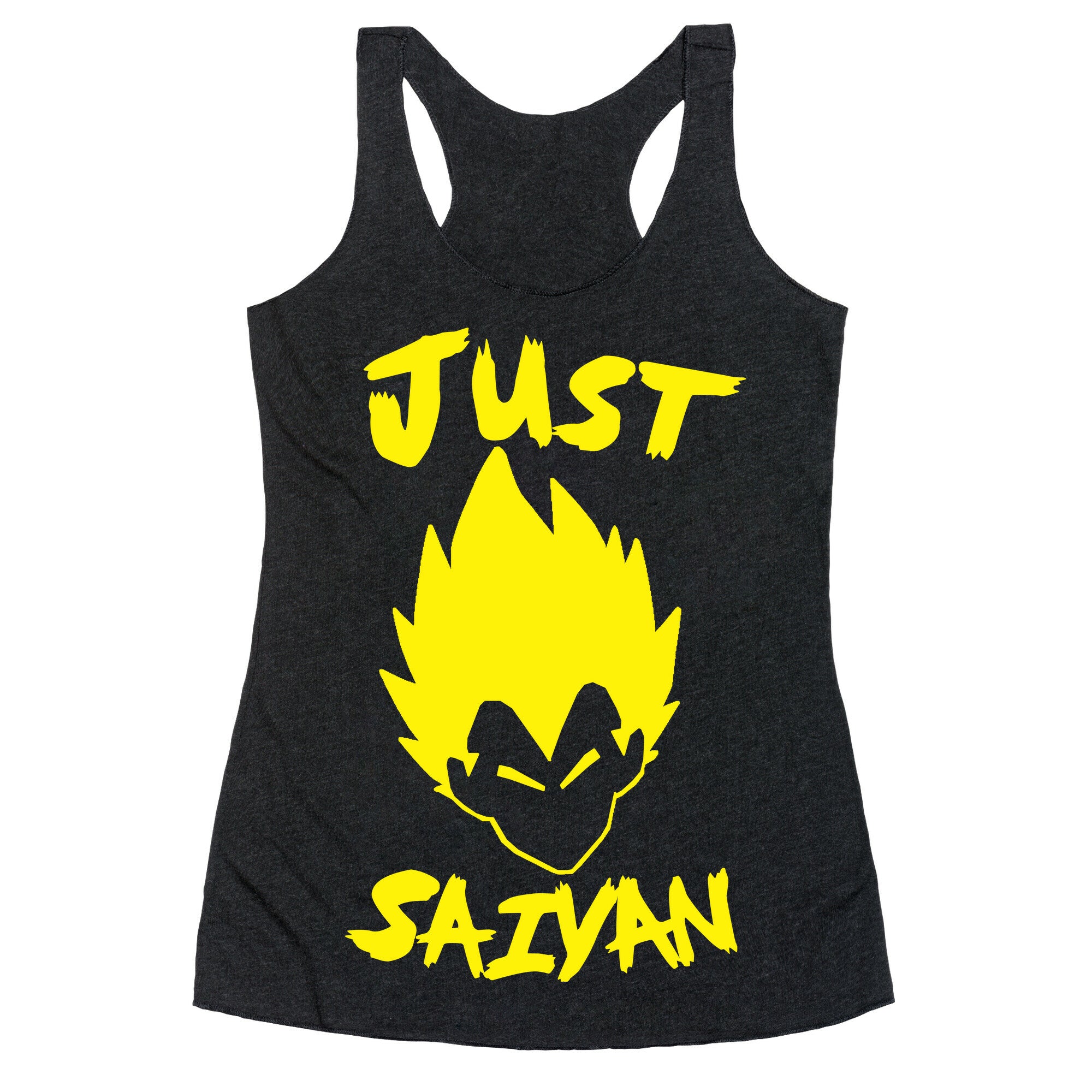 Just Saiyan Racerback Tank